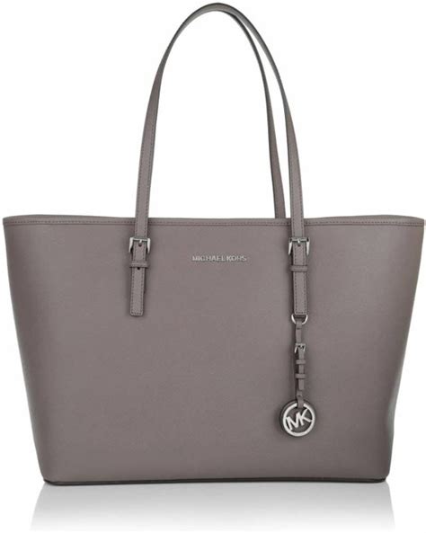 michael kors jet set travel md tz multifunction tote cement|michael kors tote bag.